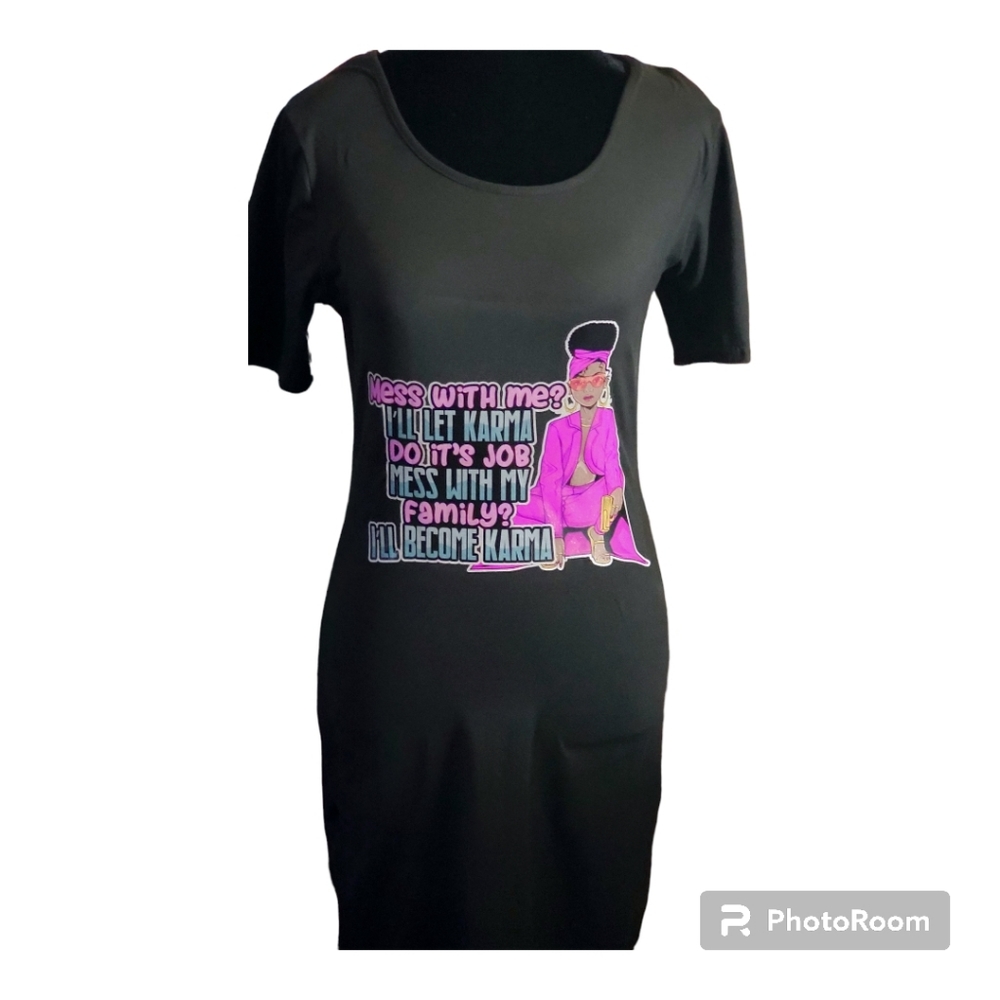 Karma t-shirt dress